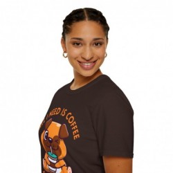 All I need is Coffee and my Dog Unisex Softstyle T-Shirt