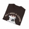 All I need is Coffee and my Dog Unisex Softstyle T-Shirt