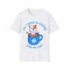 All I need is Coffee and my Cat Unisex Softstyle T-Shirt
