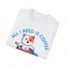 All I need is Coffee and my Cat Unisex Softstyle T-Shirt
