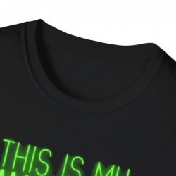 Get ready for Halloween with this This is my human costume I'm really an Alien funny Unisex Softstyle T-Shirt