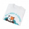 All I need is Coffee and my Cat Unisex Softstyle T-Shirt