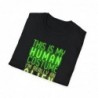 Get ready for Halloween with this This is my human costume I'm really an Alien funny Unisex Softstyle T-Shirt