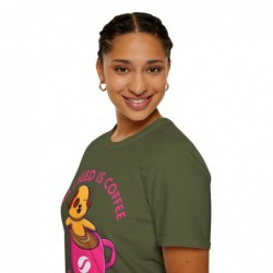 All I need is Coffee and my Dog Unisex Softstyle T-Shirt