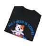 All I need is Coffee and my Cat Unisex Softstyle T-Shirt