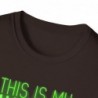 Get ready for Halloween with this This is my human costume I'm really an Alien funny Unisex Softstyle T-Shirt