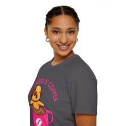 All I need is Coffee and my Dog Unisex Softstyle T-Shirt