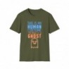 Get ready for Halloween with this is my human costume I'm really a ghost funny Unisex Softstyle T-Shirt