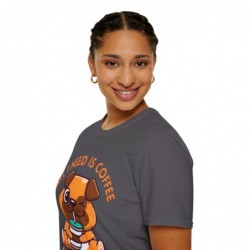 All I need is Coffee and my Dog Unisex Softstyle T-Shirt