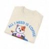 All I need is Coffee and my Cat Unisex Softstyle T-Shirt