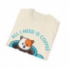 All I need is Coffee and my Cat Unisex Softstyle T-Shirt