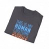 Get ready for Halloween with this is my human costume I'm really a ghost funny Unisex Softstyle T-Shirt