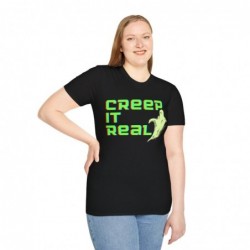Get ready for Halloween with this Creep it Real funny Unisex Softstyle T-Shirt